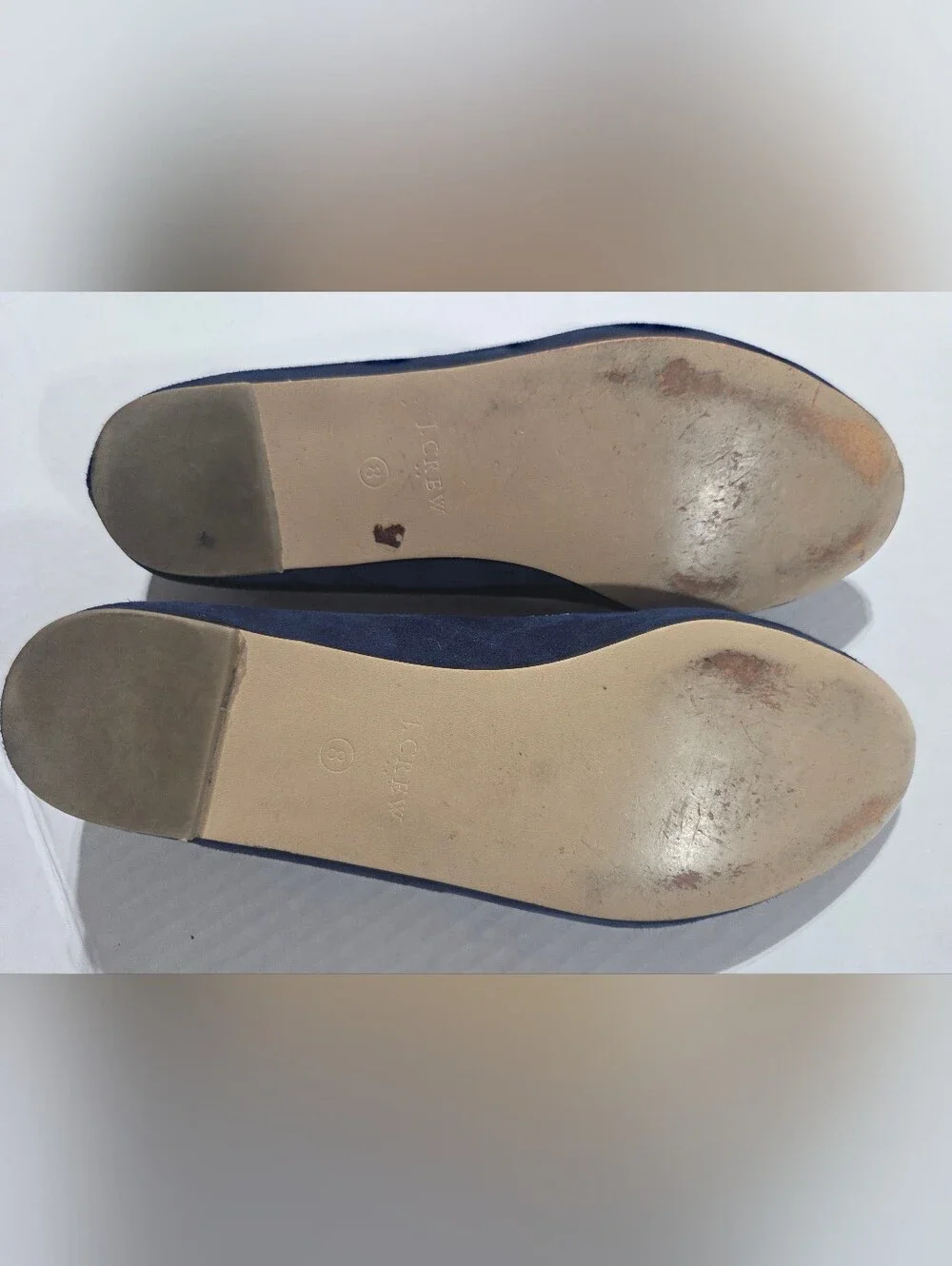 Women’s Navy Suede Slip-On Loafers